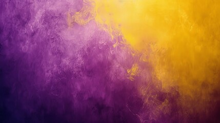 Fototapeta premium Purple and Yellow Smoke Abstract