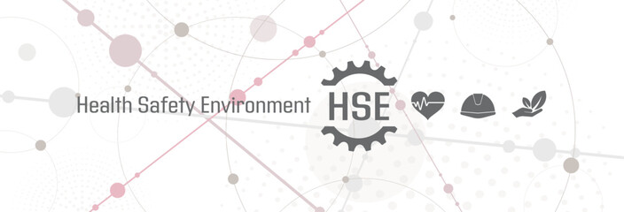 hse icons on white background	