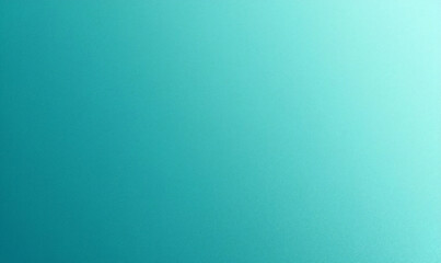 Blue green grainy color gradient background teal turquoise glowing noise texture poster backdrop designm copy space.	