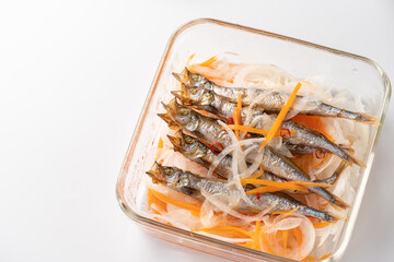 ししゃも南蛮漬けの作り置き