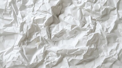 Obraz premium Texture or background Crumpled white paper with stains