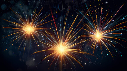 Fototapeta premium Abstract background that illustrates of an Firework explosion theme