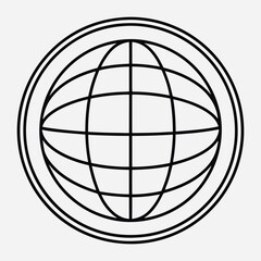 vector globe icon design