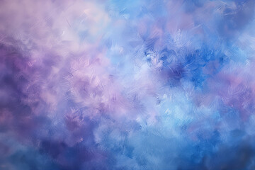 Vibrant Abstract Acrylic Art Painting in Purple and Blue Tones, Textured Gradient Background, Modern Decorative Wall Art for Home and Office Decor