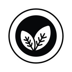 Allergen free stamp vector design, ready to use icon