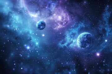 Obraz premium Numerous bubbles gracefully drift through the air, reflecting light and creating a whimsical atmosphere, Glowing orbs floating gently in space, AI generated