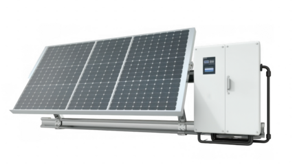 Solar Panel System with Inverter