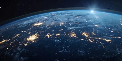 Earths City Lights From Space At Night