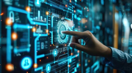 Virtual banking assistant, holographic transaction tracking, modern fintech