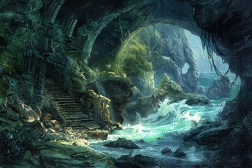 Mysterious Stairway to Another Realm