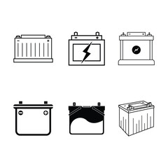 Car battery icon