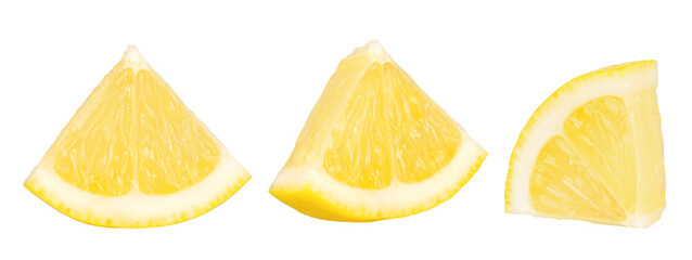 piece lemon fruit isolated, transparent PNG, PNG format, Fresh and Juicy Lemon, collection, set