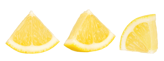 piece lemon fruit isolated, transparent PNG, PNG format, Fresh and Juicy Lemon, collection, set