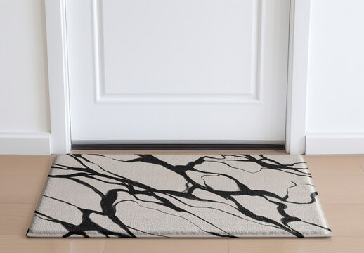  Product Door Mat Mockup With Generative AI