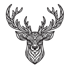 Ilustration Artwork of Deer