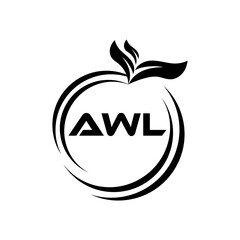 AWL letter logo Design. AWL Simple and modern monogram logo. Abstract Alphabet vector Design.