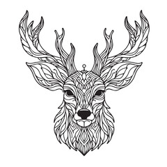 Ilustration Artwork of Deer