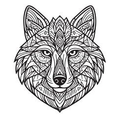 Ilustration Artwork of Wolf