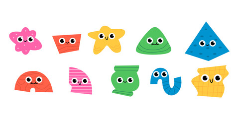 Adorable Geometric Shape Face 