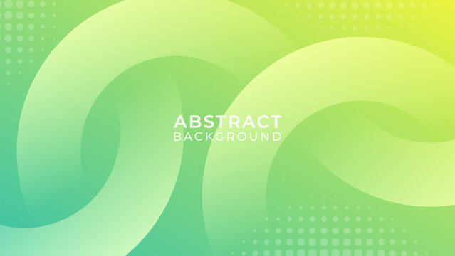 Minimal green gradient abstract background. Template banner for web, business and more.