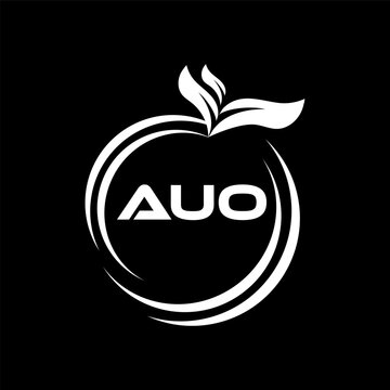 AUO letter logo Design. AUO Simple and modern monogram logo. Abstract Alphabet vector Design.