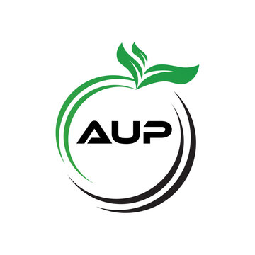 AUP letter logo Design. AUP Simple and modern monogram logo. Abstract Alphabet vector Design.