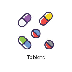 Tablets vector icon