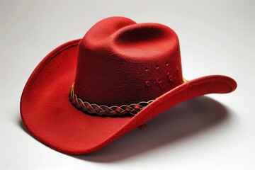 red cowboy hat