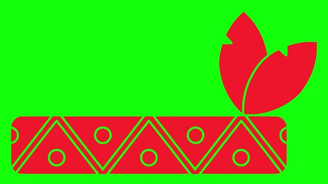 ethnic illustration video animation feather american indigenous silhouette headdress logo native icon indian traditional tribal chief head tribe culture outline america bonnet costume for green screen