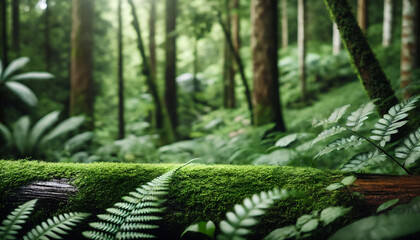 ferns in the forest