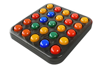 Boggle board game isolated on transparent background