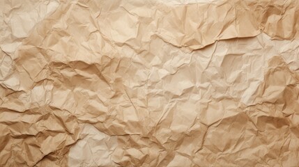 Obraz premium Photograph of a close-up of crumpled paper texture cardboard background with a grunge, old paper surface texture