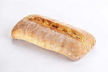Italian ciabatta bread fresh and crust