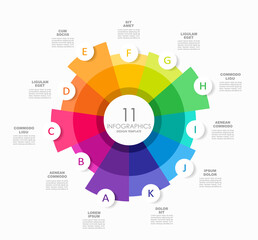 Infographic design template with place for your data. Vector illustration.