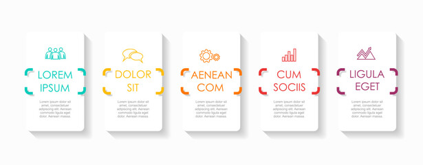 Infographic design template with place for your data. Vector illustration.