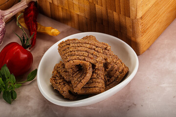 Liver Pate spread in the bowl