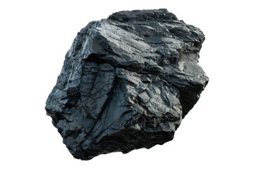 Obraz premium Charcoal energy bank isolated on transparent background