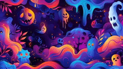 Halloween Fantasy Illustration