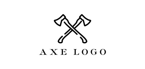 CROSS AXE LOGO TEMPLATE.