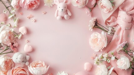 Baby shower banner for girl