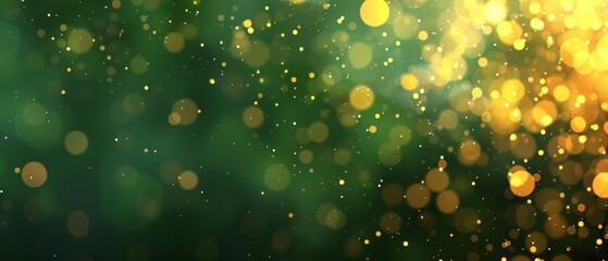 An unsharp green-yellow blob with indistinct borders, surrounded by a hazy background of similar green-yellow light