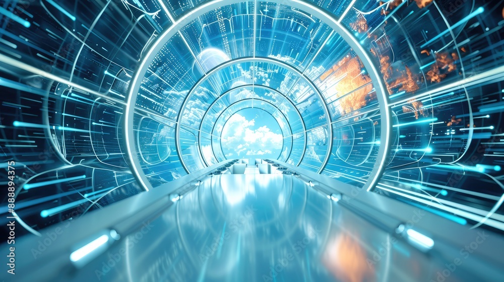 Aufkleber internet technology. generative ai.