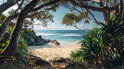 Beach outlook to the sea