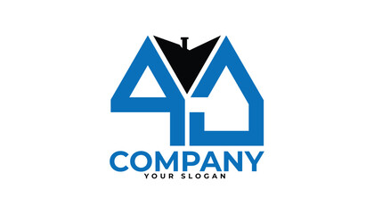 
QL letter creative real estate vector logo design.