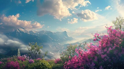 Obraz premium Beauty of nature boundless eternity
