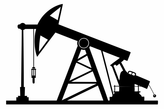 recommend clip art: Oil pump jack Silhouette Vector art, Pump jack black Clip art, petrol pumpjack flat vector icon
                    
                    