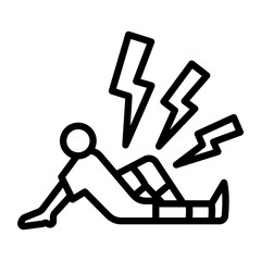 Injured Athlete Icon
