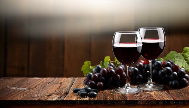 A sophisticated wine retirement party invitation mockup featuring two glasses of deep red wi