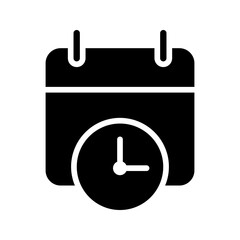 Deadline icon from seo collection. Simple line Campaign Deadline icon color editable