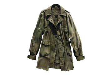 Concealment coat isolated on transparent background